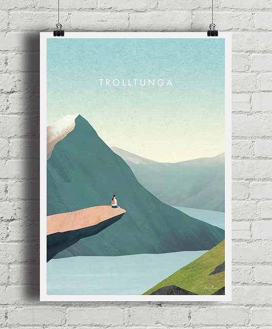plakaty Plakat Trolltunga - Język Trolla - Norwegia