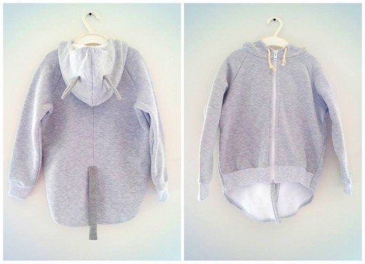 bluzy dla dziewczynki Bluza z uszami