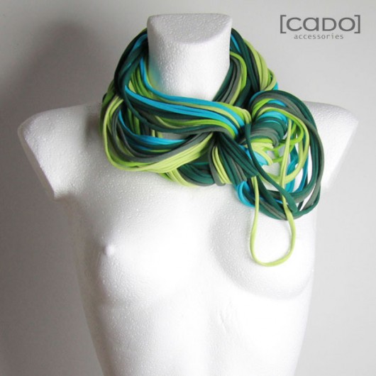Zamotka Dzianinowy Naszyjnik LEMON CADOaccessories