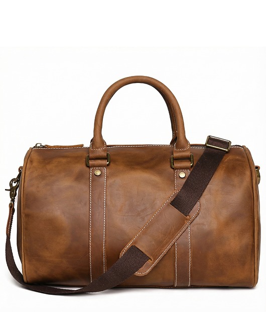 torby i nerki męskie Torba męska Skórzna weekendowa podróżna skóra naturalna brązowa vintage