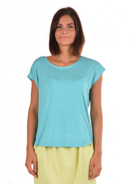 Błękitny T-shirt Basic Persist Insist