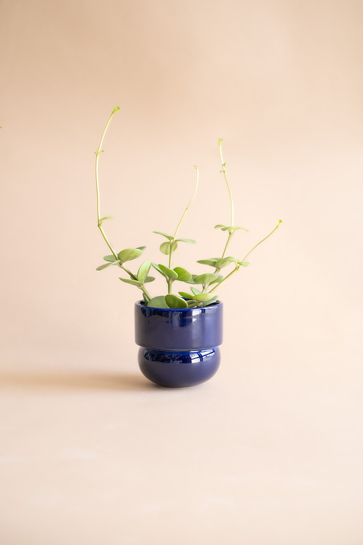 doniczki Osłonka Runo KOBALTOWA  (mini) Ø 9,5cm