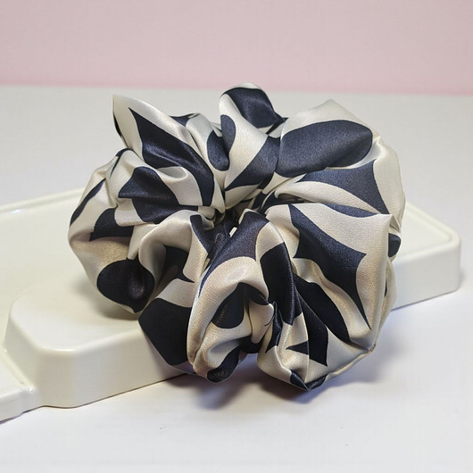 gumki do włosów Scrunchie X XL .Satynowa gumka
