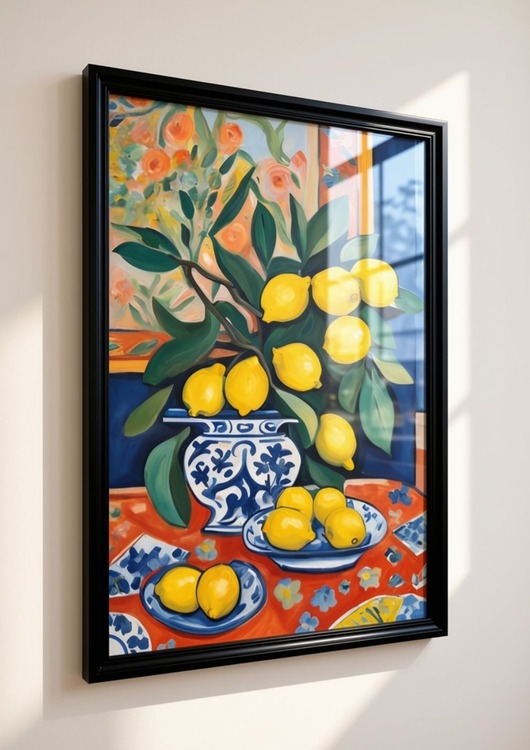 grafiki i ilustracje PLAKAT abstrakcyjny Matisse kolorowy