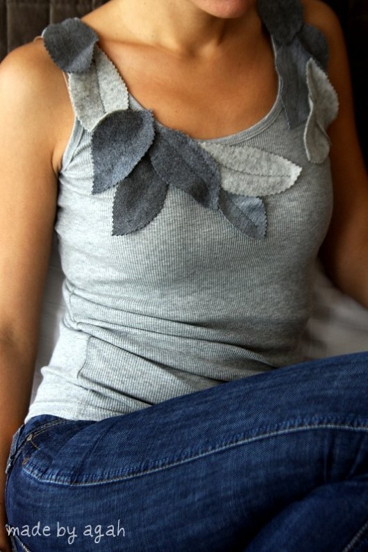 38 Basic Grey With Leaves  made by agah