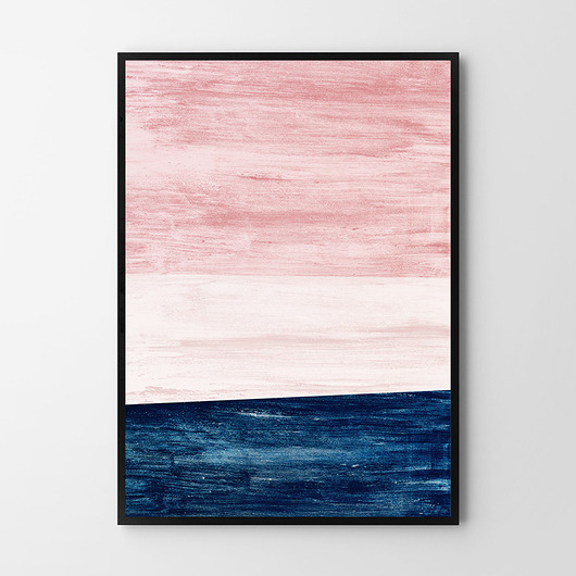 Plakat Różowy horyzont  HOG STUDIO