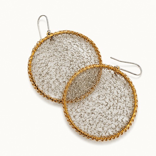 kolczyki srebrne Kolczyki srebrne Crochet Eclipse