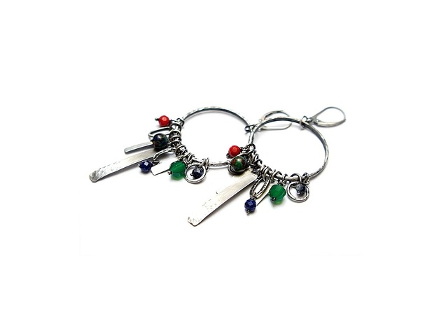 kolczyki srebrne Kolczyki srebrne Indian summer vol. 4