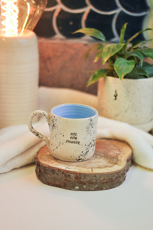 kubki Kubek Ceramiczny 250 ml "nic nie muszę"