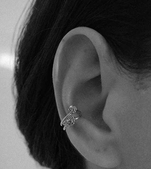 nausznice Nausznica róża kolczyk