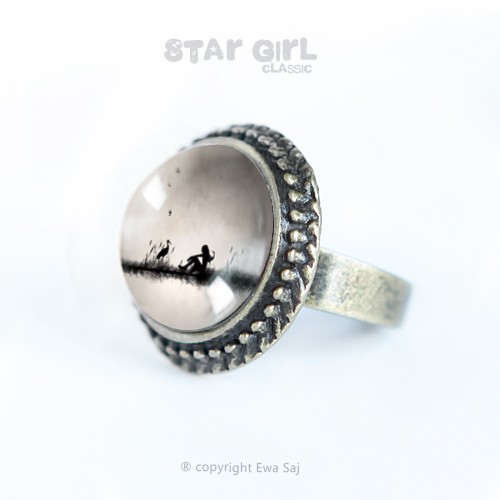 Star Girl Classic Bocian ,  mini ring Ewa Saj Fotografie