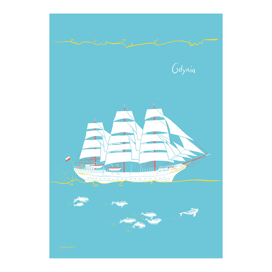 plakaty Plakat Gdynia Dar Pomorza