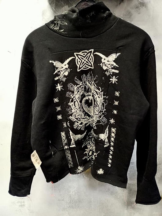 bluza z kapturem damska bluza  hoodie   serce