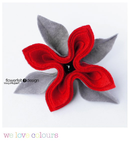 carmine mini FlowerFelt Design
