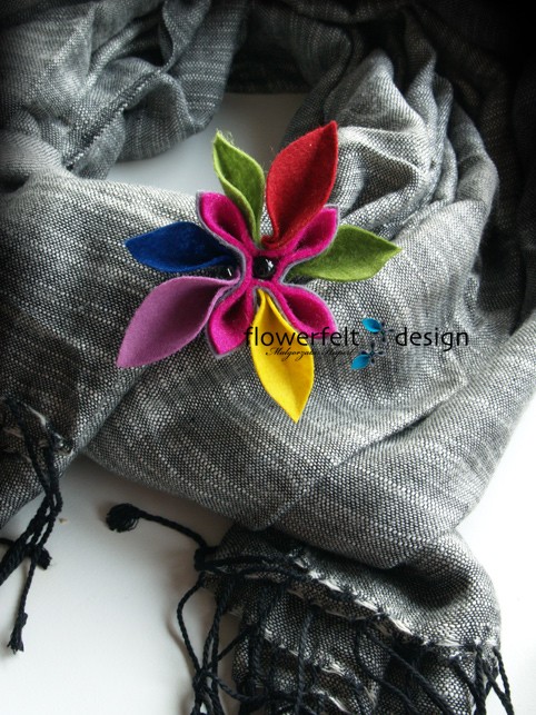 colours- Biżuteria Autorska FlowerFelt Design