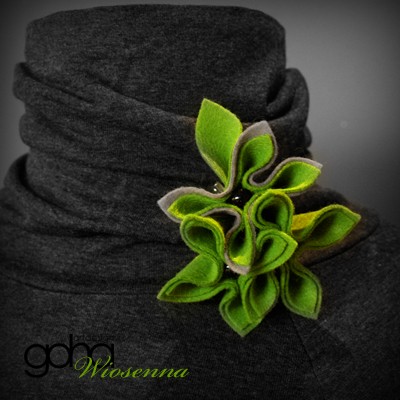 Wiosenna- Biżuteria Autorska FlowerFelt Design