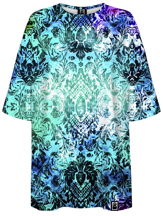 t-shirt damskie DR.CROW T-shirt Damski Oversize Coccobarocco