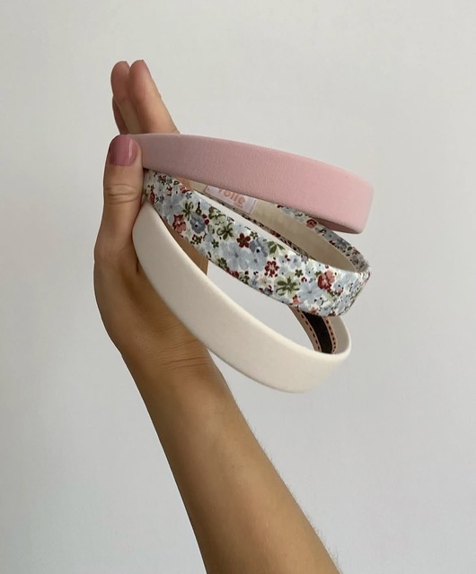 opaski do włosów Płaska opaska do włosów w kwiatki Adele