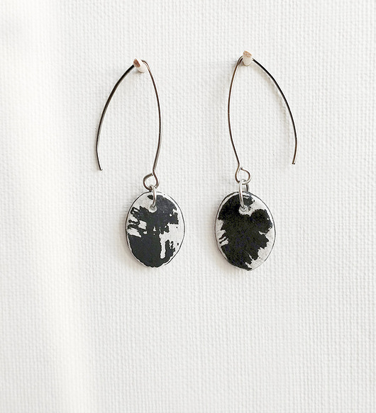 kolczyki ceramiczne Kolczyki ceramiczne długie Wabi sabi Style #3