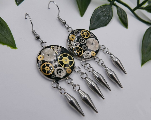 kolczyki z żywicy Kolczyki Łapacze Snów 310