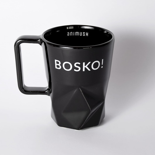 kubek czarny BOSKO! ANIMUSH