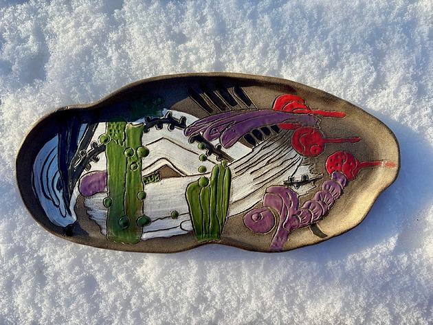 patery i talerze Półmisek ceramiczny