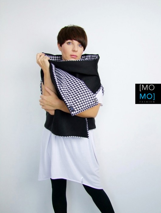 Kamizelka Ocieplacz w PEPITKĘ by momo momo fashion