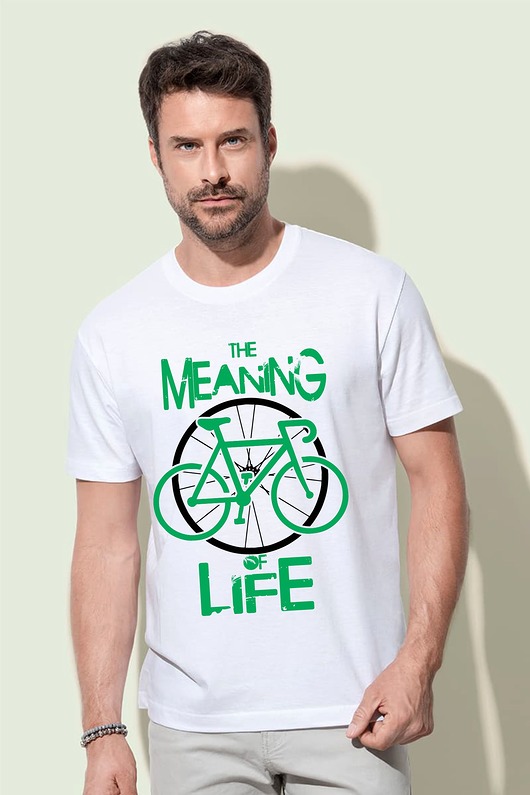 Koszulka organiczna  The meaning of life ART ORGANIC