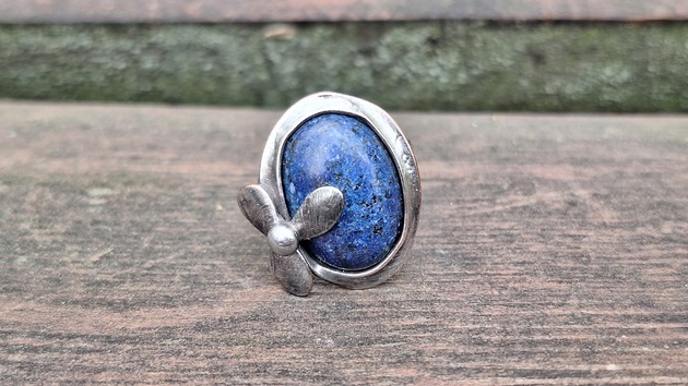 pierścionki - różne Lapis lazuli - pierścionek regulowany