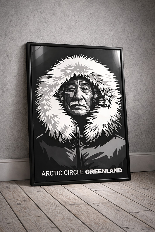 plakaty Plakat Inuita Grenlandia