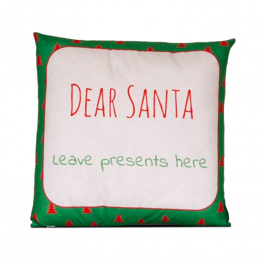 Poduszka Dear Santa green MIA home