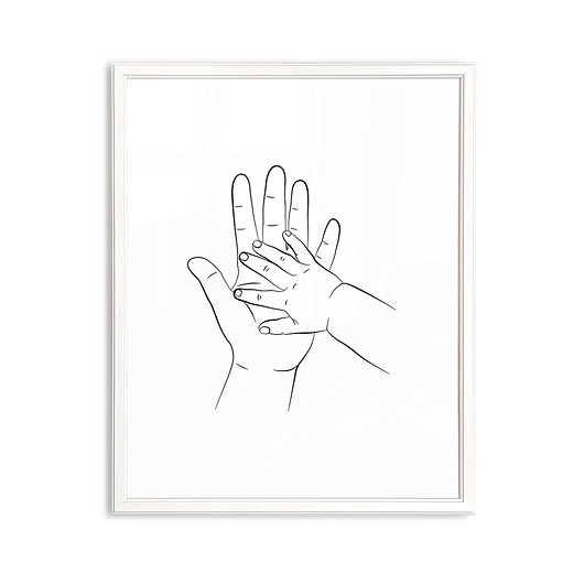 obrazy i plakaty do pokoju dziecięcego Dotyk Miłości No. 4