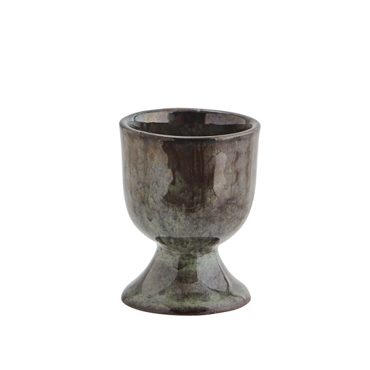 kuchnia - różne Kieliszek na jajko boho Grey kamionka 6,5cm