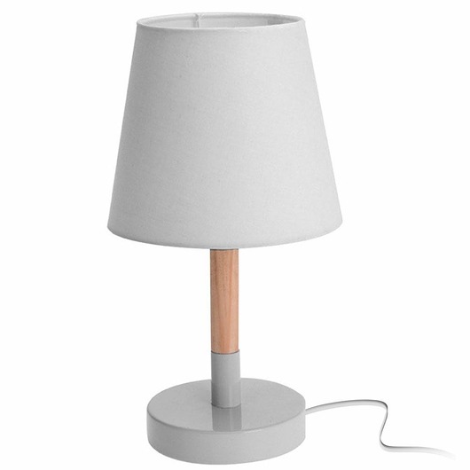 Lampka Stojąca z Białym Abażurem MIA home