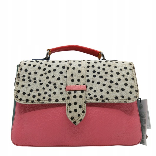 torby na ramię Torebka klasyczna skórzana na ramię pasek na klapce oryginalna OLIVKA