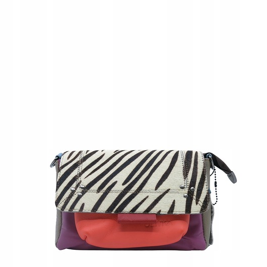 torby na ramię Torebka skórzana, miękka, na ramię długi pasek oryginalna zero waste OLIVKA