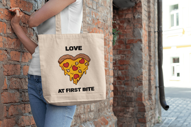 Pizza torba bawełniana eco EvienArt