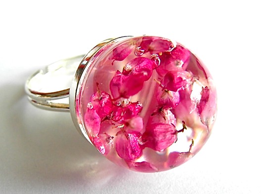 Pierścionek z wrzoścem antyalergiczny Grol Jewellery