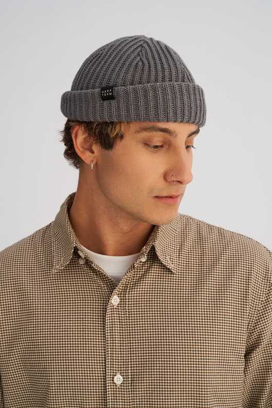 czapki i kapelusze męskie Czapka rybaka ciemnoszara