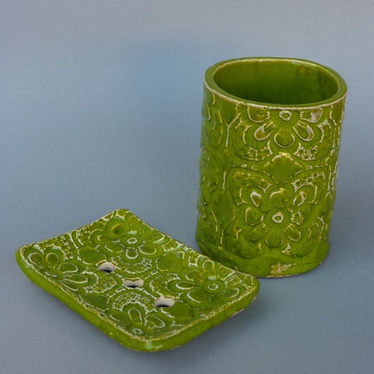 zestaw łazienkowy - zamówienie pogodna pracownia ceramiczna