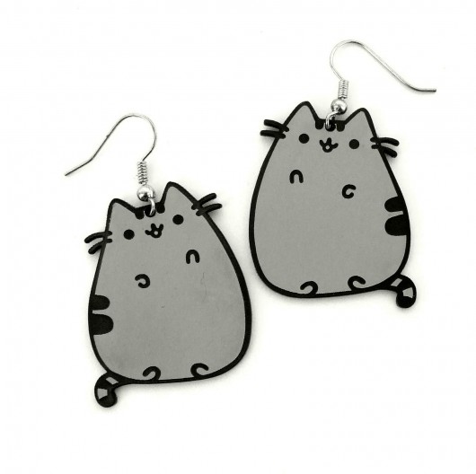 Kolczyki hello pusheen  Kraina czaru