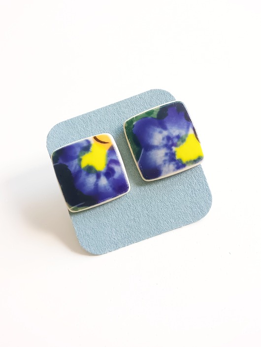 kolczyki ceramiczne Kolczyki ceramiczne Bolesławiec