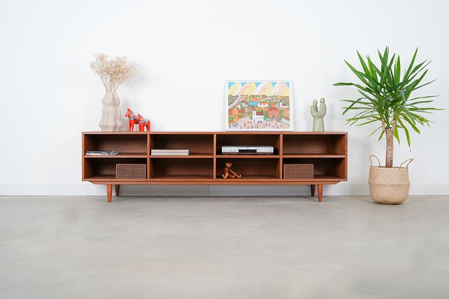 komody i szafki Sideboard dębowy, skandynawski design