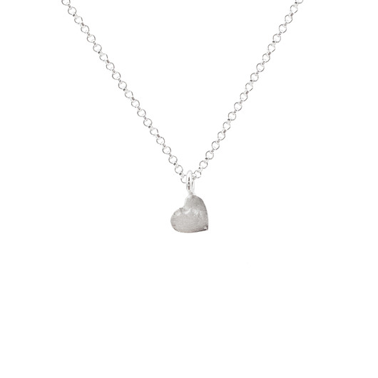 srebrne naszyjniki LANE LITTLE HEART  / recycled silver earrings