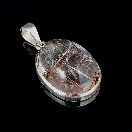 wisiory Włosy wenus- kwarc z rutylem