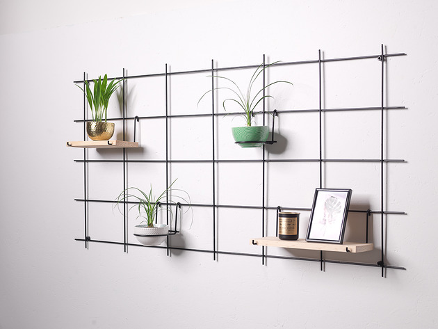 organizery SKANDI DESIGN - Metalowy organizer ścienny MEMOBOARD