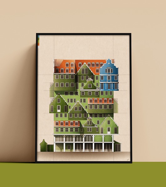 plakaty Plakat Hotel Amsterdam, postmodernistyczne szaleństwo