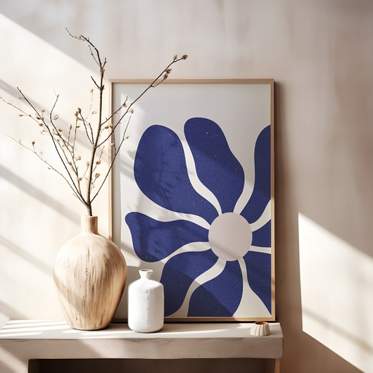 plakaty Plakat boho Kwiat na ścianę Minimalistyczny Plakat nowoczesny do salonu