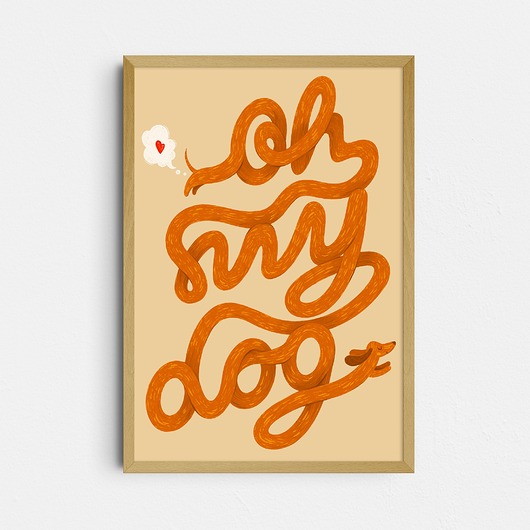 plakaty Plakat "Oh my dog"