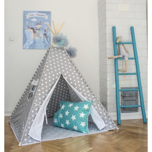 Namiot tipi w grochy TeePee